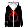 Herren Hoodies The Seven Deadly Sins Sweatshirt T Herbst und Winter Reißverschluss mit Kapuze Freizeitdruck Neuheit Top Luxus Harajuku