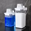 Storage Bottles Jars Airtight Laundry Detergent Powder Storage Box Clear washing Powder Container With Measuring Cup Multipurpose Plastic Cereal Jar 230217