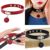 Choker Zimno Rock Harajuku Punk Gothic Round Hanger -kettingen voor vrouwen sexy kraag ketting leer Goth accessoires geschenken