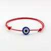 50pcs New Evil Eye Braided Bracelet Bracelet Ligne de cire fait à la main Bangles Bangles Bijoux Pulser