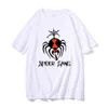 Męskie koszulki raper Hip Hip Hip Hip Lil Darkie Spider Gang Men's Vintage Harajuku Tshirt Streetwear Men Men Kobiety Modne Modne Pure Cotton Tshirt J230217