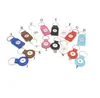 Anahtarlıklar Landards 16 Seçenekler Noosa Keyrings PU Deri Snap Düğmesi Anahtarlık Anahtar Yüzükler DIY 18mm Zence