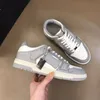 Klänningskor designer löpare topp låg casual sko kvinnor män sport retro sneakers svart vit läder snörning tränare med original låda