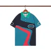 Golf Polos for Men Designer T-shirt High Street Embroidery Stitching Lapel Polo Shirt Suspenders Printed High-end Trend Tops