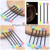 Plugs Tunnels Ear Plug Acrylic Glow In Dark Body Piercing Jewelry Industrial Barbell Mticolor 50Pcs/Lot Drop Delivery Dhgarden Dh5Hf