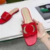 G-Slipper Sandales pantoufle toboggan Femmes Interlocking Cut-out Sandals Chaussures Lady Tongs Slip On Beach Slide Flat Casual Marche Oofr D2