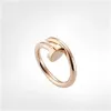 2022 Designer Band Ring For Women Men Zirconia Betrokkenheid Titanium Steel Wedding Rings Sieraden Geschenken Mode -accessoires Hot No Box