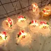Saiten Weihnachtsbaum LED Lichterketten Batteriebetriebene Fee Schneemann Weihnachtsmann Licht Perfekt für