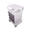 New Trolley Roller Mobile Medical Cart With Draws Assembled Stand Holder For Salon Spa HIFU Machine