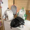 Sacs d'école fille sac à dos imperméable en Nylon Ins Style coréen japonais Kawaii sac de voyage cartable sac à dos pour ordinateur portable