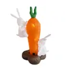 Paasfeest Opbrenels Bunny met LED -lichten Spring Event Outdoor Yard Blow Up Decorations