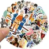 50Pcs Cartoon Avatar The Last Airbender Stickers for Laptop Luggage Phone Skateboard Fruit Waterproof Decal Sticker Toys