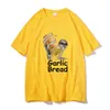 Erkek tişörtleri Ne zaman anne com hom n maek hte sarımsak ekmek erkek kadın tişörtler harajuku grafik vintage en iyi modaya uygun unisex rahat tişört j230217