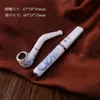 Chinese style pipe gift box Blue and white porcelain cleaning type cycle filter cigarette holder pipe