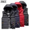 Men's Vests Men Autumn Outwear Casual Thick Warm Windproof Sleeveless Vest Jacket WaistCoat Men Spring Outfits Sport Pockets Vest Men 230217