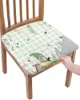 Housses de chaise oeuf de pâques nain tulipe housse de siège à manger housse de coussin extensible pour les chaises de cuisine à la maison