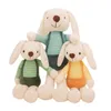 40cm kawaii 토끼 봉제 토끼 아기 장난감 귀여운 부드러운 천 박제 동물 아이를위한 토끼 홈 장식 아기 베이비 달래 장난감 선물