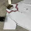 Nueva Moda Londres Inglaterra Polos Camisas Diseñadores para hombre Polos High Street Bordado Impresión Camiseta Hombre Verano Algodón Camisetas casuales # 10