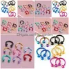 Nose Rings Studs 16G Titanium Anodized Balls Circars Horseshoes Cbr Ring Eyebrow Body Piercing Jewelry Drop Delivery Dhgarden Dhrql