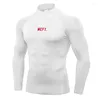 Camisetas masculinas Versão coreana Fitness Casual Pullover Spring e Autumn Finbles Flusable Training Roupos