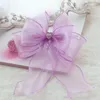 Hundhalsar söta kattunge husdjur bowtie scarfsweet rosa prinsessan gaskatter hundar krage halsband charm valp halsdekor York chihuahua tillbehör