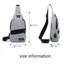 Waist Bags Male Shoulder USB Charging Crossbody Men Anti Theft Chest Bag College Teenager Short Trip Messenger Fashion