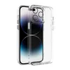 カメラレンズプロテクターiPhoneのクリアスペース電話ケース14 13 12 11 Pro Max XR XS 7 8 PlusソフトTPU携帯電話カバー