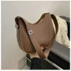 Smooza demi-lune petits sacs à bandoulière sous les bras pour les femmes printemps nouveau sac à main en cuir Pu de haute qualité marque de luxe fourre-tout 230210