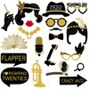 Andra evenemangsfestleveranser Party Po Props Booth Decorations 1920s Gatsby Roaring 20s Wedding Great Funny Decor West Christmas Halloween Wild Selfie 230217