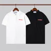 Summer Men Polo Shirt Luxury Fashion Business Clothing Short Sleeve Collar Details Workplace Tees M-XXL