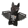 Chien vêtements tissu belle chauve-souris noire Cosplay Costume universel Pet Costumes drôle pour les chats