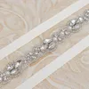 Bröllopssashes Missrdress Dress Belt Bridal Crystal Hand Beaded Rhinestones For Evening Dresses JK883