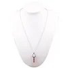 Pendant Necklaces Fashion Hexagonal Prism Rose Quartz Reiki Healing Crystal Chakra Necklace For Women Jewelr Yydhhome Drop Delivery Dhx8W