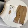 Garoto beb￪ sets menina tshirt garotos conjunto de camisetas infantil roupas de vestu￡rio de vestu￡rio de vestes de palha