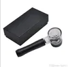 Smoking Pipes new Metal Glass Pipe Aircraft Aluminum High-grade Gift Box Pipe