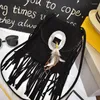 Worki wieczorowe Diinovivo Vintage Tassel Crossbody Bag dla kobiet ramię Nit Pióro Messenger Enfelope Telefon Whdv2182