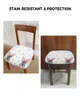 Stoelbedekkingen Easter Spring Plant Bloemstoel Cover Dinering Stretchion Slipcover voor thuiskeuzingsstoelen