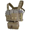 Men's Vests SPARK TAC 3 Tactical Chest Rig Wargame Modlar Lightweight Rapid Combat Harness Outdoor Hunting Vest