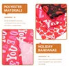 Abbigliamento per cani Sciarpa Bandane San Valentino Pet Holidaybib Triangolo Bandana Cani Giorno Bava Bandana Fazzoletto Cuori Gatto Costume S Collare