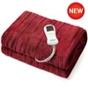 전기 던지기 영국 플러그 웨어러블 자체 가열 배터리 전원 USB 충전식 히터 Zhejiang Heated Electric Blanket