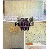 Decorative Flowers White Rose 4pcs Artificial Wall Home Decoration Silk Flower Panels Baby Shower Birthday Party Backdrop Props Customized