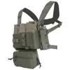 Men's Vests SPARK TAC 3 Tactical Chest Rig Wargame Modlar Lightweight Rapid Combat Harness Outdoor Hunting Vest