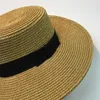 Breite Krempe Hüte Frauen Boater Sonne Mode Weizen Panama Strand Sommer Für Chapeau Paille Damen StrohhüteWide Davi22