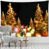 Wandtapijten Cartoon Kerstboom Tapijt Muur Opknoping Nieuwjaar Klein Cadeau Hekserij Boheemse Stijl Psychedelische Kamer Home Decor