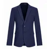 Herenpakken Mens Tailor Blazer Hoogte Kwaliteit Formele zakelijke slijtage aan werk Office Grijs Zwart Beige Color Two Button Male jas