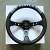 Hot Universal JDM Vertex Checker Steering Wheel 330mm 13inch Super fiber Leather Embroidery Drifting Sports 320mm For Honda