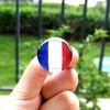 Partys Crystal Glass Brooch Metal European American Asian National Flag Brooch Badge Flag Brooch Team Emblem Crystal Patch