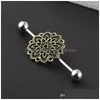 Zungenringe Ohrring Piercing Mix 3 Stil 20 Stück Großhandel Ohr Industrial Barbell Ring Gerüst Bar Körperschmuck Drop Deliver Dhgarden Dh9Cy