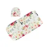 Car Dvr Blankets Swaddling New 11 Color Cute Cotton Printed Baby Slee Bags With Hat 2Pcs Set Swaddle Sack Newborn Pography Wrap Drop Dhkuj