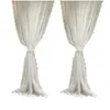 Curtain White Lace Sheer Curtains Princess Tulle Drapes For Living Room Bedroom Bay Window Door Kitchen Short Drape Cortinas